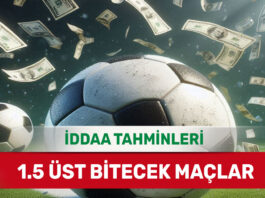 12 Mart 2025 Çarşamba 1.5 Üst banko iddaa tahminleri