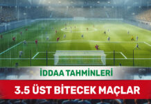 11 Mart 2025 Salı 3.5 Üst banko iddaa tahminleri