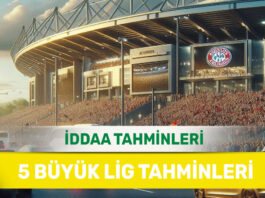 10 Mart 2025 Pazartesi 5 Büyük Lig banko iddaa tahminleri