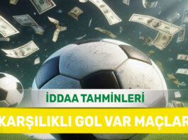 11 Mart 2025 Salı KG VAR banko iddaa tahminleri