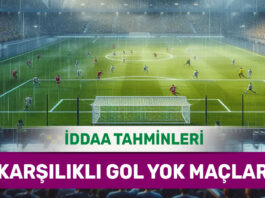 13 Mart 2025 Perşembe KG YOK banko iddaa tahminleri