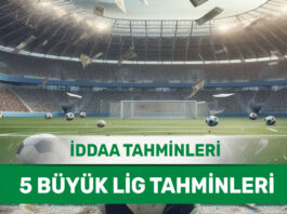 19 Nisan 2025 Cumartesi 5 Büyük Lig banko iddaa tahminleri
